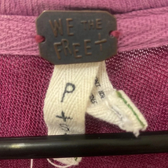 We The Free Affocato Hacci Henley Oversized Top - Picture 4 of 6